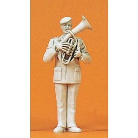  Preiser 64364 Military Band Tenor Horn Player 1/35 figura makett