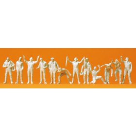   Preiser 67000 Pilots and ground crew, German Federal Armed Forces, Air Force 1/48 figura makett