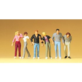 Preiser 72402 Walking Passers by 1/72 figura modell