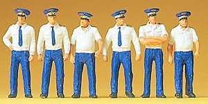 Preiser 72408 Soviet Pilots, soldiers in summer uniform 1/72 figura modell