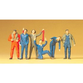   Preiser 72409 BW Luftwaffe, Pilots and Ground Personnel 1/72 figura modell