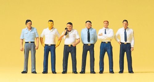 Preiser 72411 Civilian employees at the airport, standing 1/72 figura modell