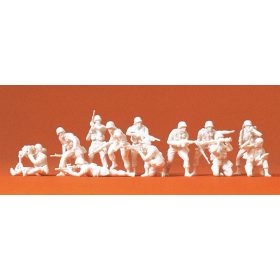  Preiser 72519 US infantry modern, unpainted, 12 pcs 1/72 figura makett