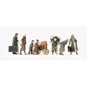 Preiser 72531 Refugees 1/72 figura makett