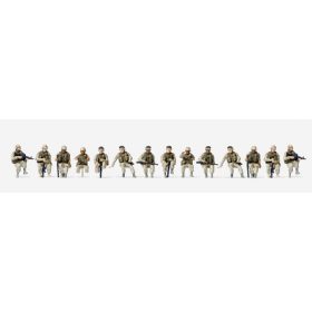   Preiser 72544 US Army modern, 14 unpainted figures 1/72 figura makett