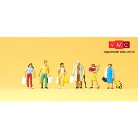   Preiser 75005 Bevásárlókörúton zacskókkal, táskákkal (TT)