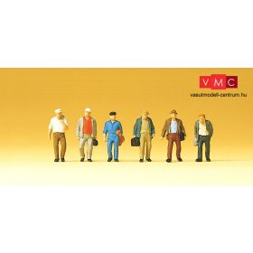 Preiser 75018 Ingázó férfiak az állomáson (TT)