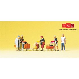 Preiser 75033 Utasok sok csomaggal és kofferkulival (TT)