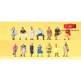   Preiser 75041 Ülő utasok személykocsikba vagy buszokba (TT)