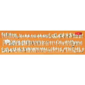 Preiser 79006 Utasok és járókelők - festetlen (N)