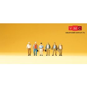 Preiser 79099 Ingázó férfiak az állomáson (N)