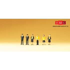 Preiser 79100 Vasúti személyzet az Euro Star vonathoz (N)