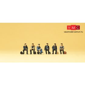 Preiser 79125 Ülő ipari és kikötői munkások (N)