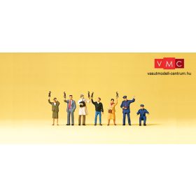 Preiser 79141 Villamoson utazók és vezető (N)