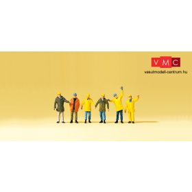 Preiser 79142 Munkások védőuhában és sisakban (N)