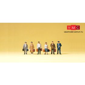 Preiser 79143 Utasok bőröndökkel (N)