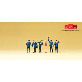 Preiser 79144 Német vasutasok, DB (N)