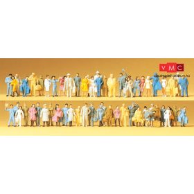 Preiser 79251 Utasok és járókelők, 60 db (N)
