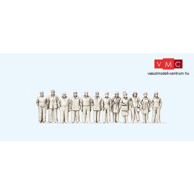 Preiser 80991 Álló férfiak és nők, festetlen (1:200)