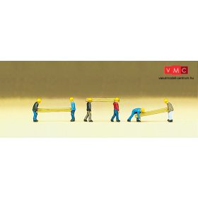 Preiser 88512 Vasúti pályamunkások talpfákkal (Z)