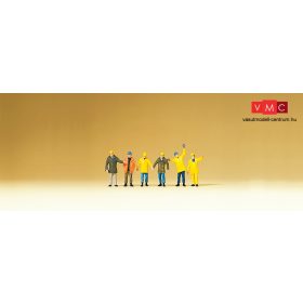 Preiser 88537 Munkások védőuhában és sisakban (Z)