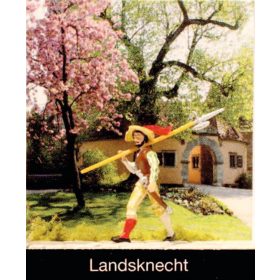 Preiser 99508 Középkori katona bárddal (H0)