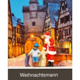 Preiser 99600 Mikulás ajándékosztás közben (H0)