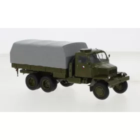   Premium ClassiXXs PCL47138 Praga V3S ponyvás teherautó, olívazöld (254596) 1:43