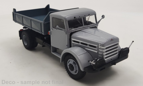 Premium ClassiXXs PCL47178 Csepel D-445, billencs teherautó, szürke 1:43