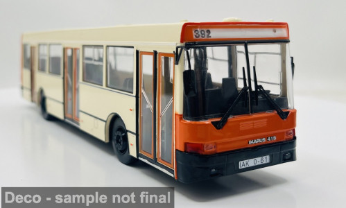 Premium ClassiXXs PCL47204 Ikarus 415 autóbusz, 1985, Berliner Verkehrsbetriebe - BVB (1:43)