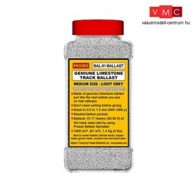 Proses BAL-O-01 Ágyazatkő, világosszürke, 1.4 Kg (3 lbs) (O)