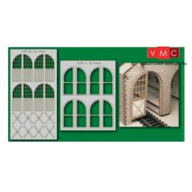 Proses D-005 Fűtőház vagy ipari nagy ajtó-készlet - Laser-Cut, 50 x 64 mm, 4 db (HO/OO)