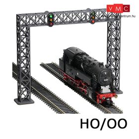 Proses LS-013 2 Rácsos jelzőhíd két vágány fölé, 4 db háromfényű fényjelzővel, LED