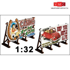 Proses LS-317 Amerikai reklámtábla készlet, No:1 - LC Lucky Lady + Beetle (1)