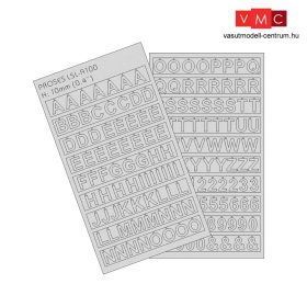 Proses LSL-A100 Betűk - Laser-Cut, 10 mm magas