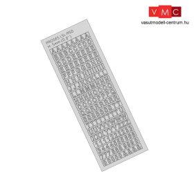 Proses LSL-A50 Betűk, Laser-Cut, 5 mm (H0,TT,N,Z)