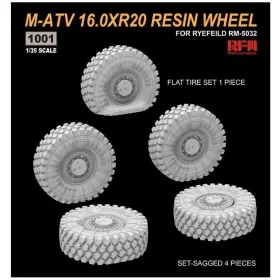   RFM1001 M-ATV 16.0XR20 Resin Wheel for Oshkosh M-ATV MRAP 1/35 műgyanta kiegészítő