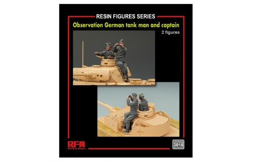 RFM2015 Observation German Tankman and captain 1/35 figura makett
