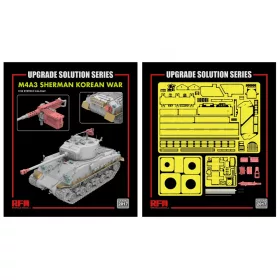   RFM2017 Upgrade Solution Series M4A3 SHERMAN KOREAN WAR 1/35 fotómaratott és 3D kiegészítők