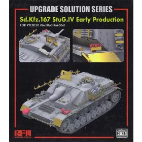   RFM2025 Upgrade Solution Series Sd.Kfz. 167 StuG.IV Early Production 1/35 fotómaratott és 3D kiegészítők