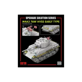   RFM2026 Upgrade Solution Series M4A3 76W HVSS Early Type 1/35 fotómaratott és 3D kiegészítők