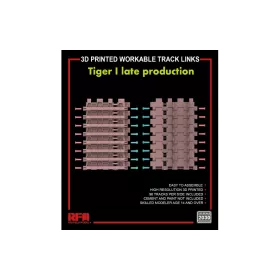   RFM2030 Workable Track Links for Tiger I Late Model (3D Printed) 1/35 működőképes lánctalp makett