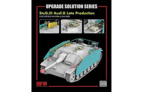 RFM2046 Upgrade Solution Series StuG.III G Late Production 1/35 fotómaratott és 3D kiegészítők