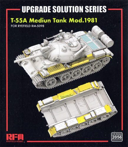 RFM2056 T-55A Medium Tank Mod. 1981 Upgrade parts set for RM-5098 1/35 fotómaratott és 3D kiegészítők