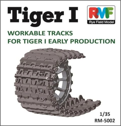 RFM5002 Működőképes lánctalp Tiger I Early Production 1/35 makett