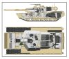 RFM5007 M1A1/ A2 Abrams w/Full Interior 2 in 1 1/35 harckocsi makett