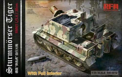 RFM5012 Sturmmörser Tiger RM61 L/5,4 / 38 cm (With Full Interior) 1/35 harckocsi makett