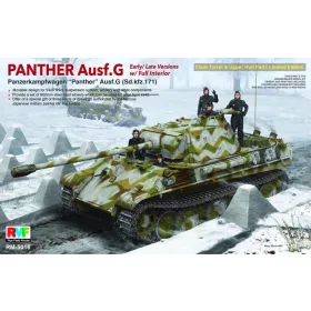   RFM5016 Párduc Ausf. G, teljes belső térrel - Panther Ausf.G early / late with Full Interior Limited Edition 1/35 harckocsi makett
