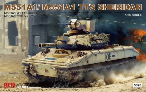 RFM5020 M551A1/M551A1 TTS Sheridan 1/35 harckocsi makett