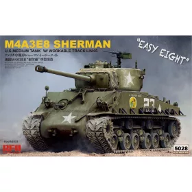   RFM5028 M4A3E8 Sherman "Easy Eight" w/ workable track links 1/35 harckocsi makett